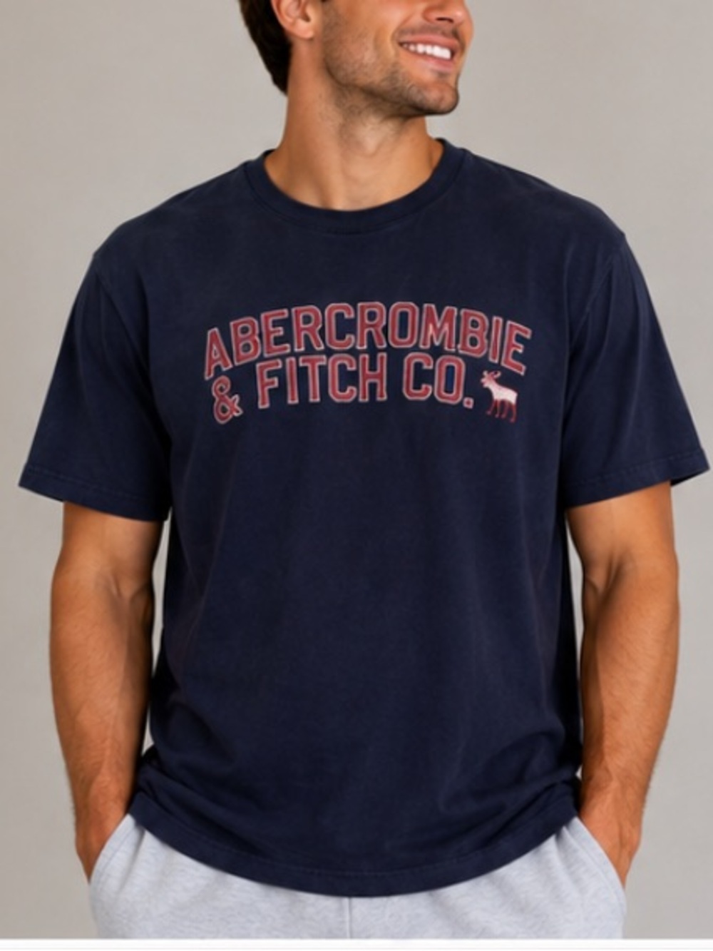 Navy blue Abercrombie and fitch X-Large